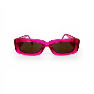 Auth NWT The Attico x Linda Farrow Mini Marfa Sunglasses